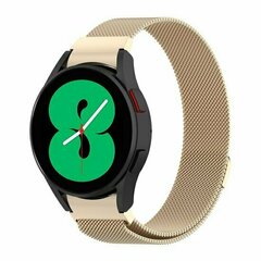Samsung Galaxy watch 7 / Galaxy Watch FE - 40mm &amp; 44mm - Milanese bandje (ronde connector) - Vintage goud