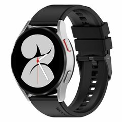 Siliconen gesp bandje - Zwart - Samsung Galaxy watch 7 / Galaxy Watch FE - 40mm &amp; 44mm
