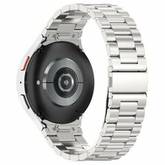 Stalen band met aansluitknop  - Zilver - Samsung Galaxy watch 7 / Galaxy Watch FE - 40mm &amp; 44mm