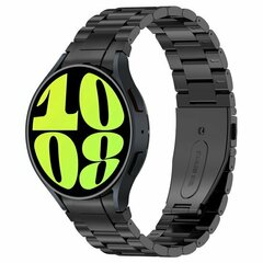 Stalen band met aansluitknop  - Zwart - Samsung Galaxy watch 7 / Galaxy Watch FE - 40mm &amp; 44mm