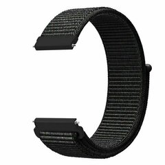 Sport Loop nylon bandje - Zwart gem&ecirc;leerd - Huawei Watch GT 5 (Pro) / GT 4 / GT 3 / GT 2 - 46mm