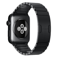 Schakelarmband Stainless Steel bandje - Zwart - Geschikt voor Apple Watch 44mm / 45mm&nbsp;/ 46mm / 49mm