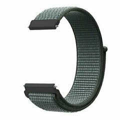 Sport Loop nylon bandje - Donkergrijs / blauw gem&ecirc;leerd - Huawei Watch 4 (pro) / 3 (pro) / Ultimate