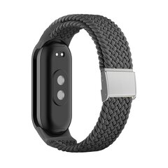 Braided nylon bandje - Grijs - Xiaomi Smart Band 8 / 9 / 10