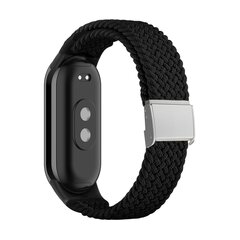 Braided nylon bandje - Zwart - Xiaomi Smart Band 8 / 9 / 10