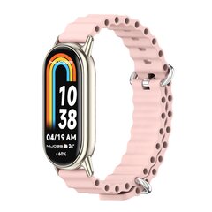 Ocean siliconen bandje - Roze - Xiaomi Smart Band 8 / 9 / 10
