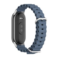 Ocean siliconen bandje - Blauw - Xiaomi Smart Band 8 / 9 / 10