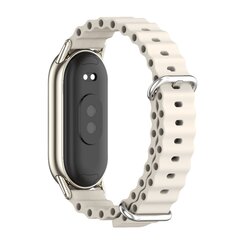 Ocean siliconen bandje - Beige - Xiaomi Smart Band 8 / 9 / 10