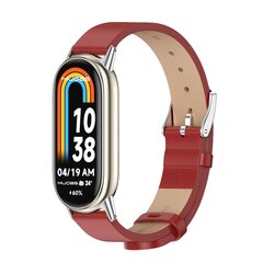 PU leren bandje - Rood - Xiaomi Smart Band 8 / 9 / 10