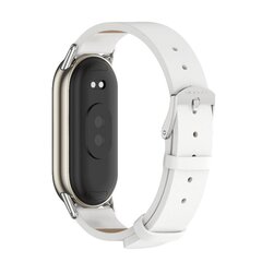 PU leren bandje - Wit - Xiaomi Smart Band 8 / 9 / 10