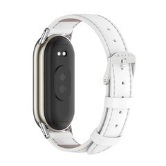 Echt leren bandje - Wit - Xiaomi Smart Band 8 / 9 / 10