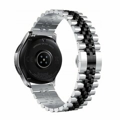 Stalen band - Zilver / zwart - Xiaomi Mi Watch / Xiaomi Watch 2 / Xiaomi Watch S1 / S2 / S3 / S4