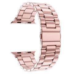 Stalen schakelband - Ros&eacute; pink - Geschikt voor Apple watch 44mm / 45mm&nbsp;/ 46mm / 49mm