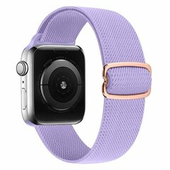 Solo Loop Nylon bandje - Paars - Geschikt voor Apple Watch 44mm / 45mm&nbsp;/ 46mm / 49mm