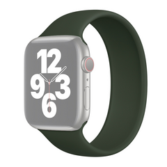 Solo Loop Link serie bandje - Maat: S - Leger Groen - Geschikt voor Apple Watch 44mm / 45mm&nbsp;/ 46mm / 49mm