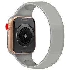 Solo Loop Link serie bandje - Maat: M - Grijs - Geschikt voor Apple Watch 44mm / 45mm&nbsp;/ 46mm / 49mm