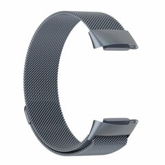 Milanese bandje - Grijs - Geschikt voor FitBit Charge 5