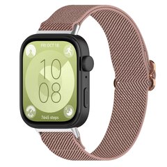 Elastische nylon band - Oudroze - Huawei Watch Fit 3 / Fit 4