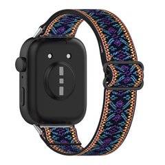 Elastische nylon band - Bohemian blauw - Huawei Watch Fit 3 / Fit 4