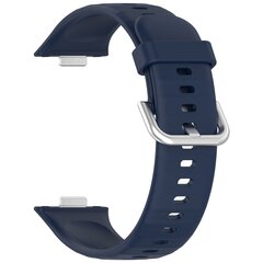 Siliconen bandje met gesp - Donkerblauw - Huawei Watch Fit 3 / Fit 4