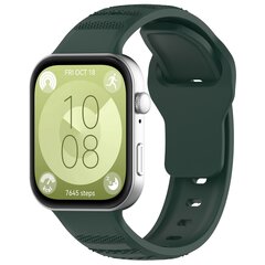 Siliconen Outdoor band - Donkergroen - Huawei Watch Fit 3 / Fit 4