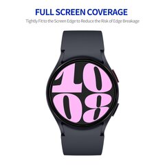 Screen protector Tempered Glass - Full cover - Geschikt voor de Samsung Galaxy Watch 6 - 40mm