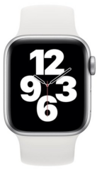 Solo Loop Link serie bandje - Maat: L - Wit - Geschikt voor Apple Watch 38mm / 40mm / 41mm / 42mm