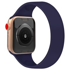 Solo Loop Link serie bandje - Maat: L - Saffierblauw - Geschikt voor Apple Watch 38mm / 40mm / 41mm / 42mm