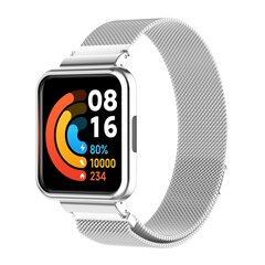 Milanese bandje met case - Zilver - Xiaomi Redmi Watch 2 (Lite)