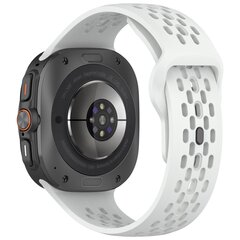 Siliconen sportband Holes Style - Wit - Samsung Galaxy Watch Ultra 47mm