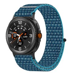 Sportloop nylon bandje - Blauw - Samsung Galaxy Watch 8 - 40mm / 44mm