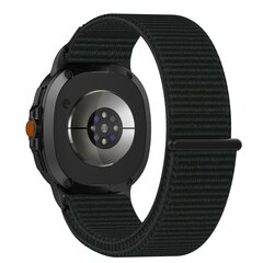 Sportloop nylon bandje - Zwart - Samsung Galaxy Watch 8 - 40mm / 44mm