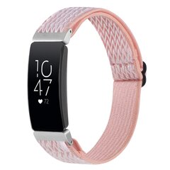 FitBit Inspire 2 &amp; Ace 3 Elastische solo loop nylon bandje - Roze