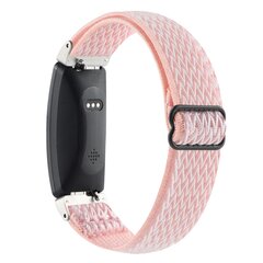 FitBit Inspire 2 &amp; Ace 3 Elastische solo loop nylon bandje - Roze