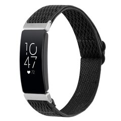 FitBit Inspire 2 &amp; Ace 3 Elastische solo loop nylon bandje - Zwart