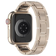 Slim Stainless steel quick-release band (small) - Starlight / sterrenlicht - Geschikt voor Apple watch 38mm / 40mm&nbsp;/ 41mm / 42mm