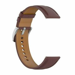 Garmin Vivoactive 4 / 4L - Luxe leren bandje - Donkerbruin