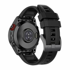 Siliconen sportbandje - Zwart - Garmin Fenix 8 - 43mm