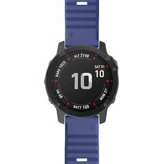 Siliconen bandje - Donkerblauw - Garmin Epix Pro Gen 2 (51mm) / Quatix 7X / 6X &amp; Tactix 7 (pro)