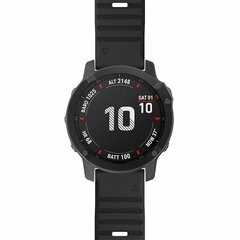 Siliconen bandje - Zwart - Garmin Epix Pro Gen 2 (51mm) / Quatix 7X / 6X &amp; Tactix 7 (pro)