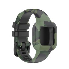 Siliconen bandje met print  - Leger groen - Garmin Vivofit Junior 3