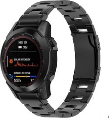 Titanium schakelband - Zwart - Garmin Fenix 7 / 6 / 5