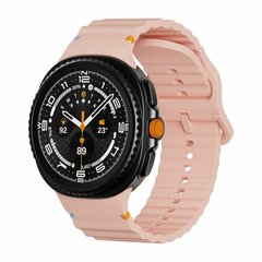 Classic Wave siliconen band - Roze - Samsung Galaxy Watch 8 Classic - 46mm