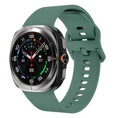 Solid color siliconen band - Groen - Samsung Galaxy Watch Ultra - 47mm
