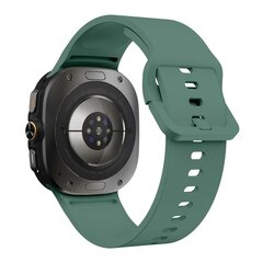 Solid color siliconen band - Groen - Samsung Galaxy Watch Ultra - 47mm