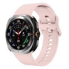 Solid color siliconen band - Pastel roze - Samsung Galaxy Watch Ultra - 47mm
