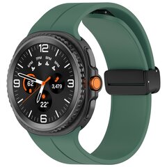 D-buckle Solid Line sportbandje - Groen - Samsung Galaxy Watch 8 Classic - 46mm