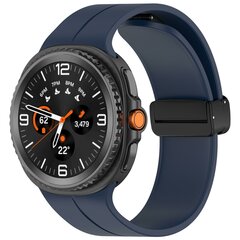 D-buckle Solid Line sportbandje - Donkerblauw - Samsung Galaxy Watch 8 Classic - 46mm