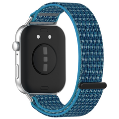 Sport loop nylon bandje - Blauw - Huawei Watch Fit 3 / Fit 4