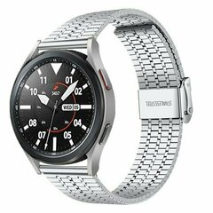 Garmin Forerunner 55 / 165 / 245 / 570 (42mm) / 645 - Stalen bandje - Zilver